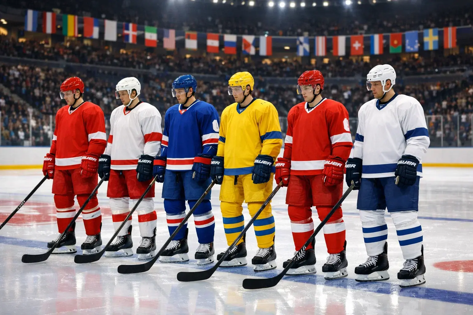 Eishockey-Weltmeisterschaft Spielszene – WM-Quoten und Turnierformat für Wetten